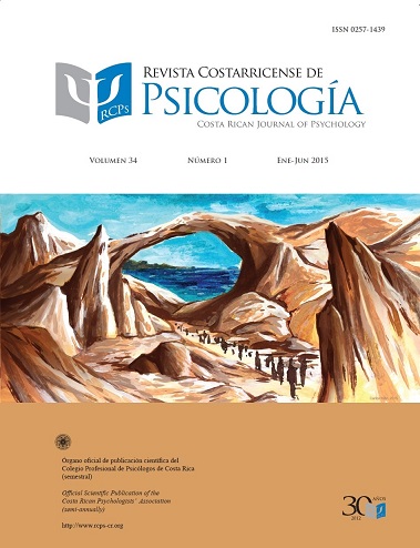 					Ver Vol. 34 Núm. 1 (2015): Revista Costarricense de Psicología (Enero-Junio 2015)
				