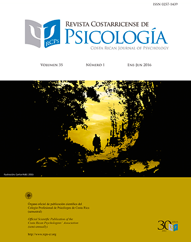 					Ver Vol. 35 Núm. 1 (2016): Revista Costarricense de Psicología (Enero-Junio 2016)
				
