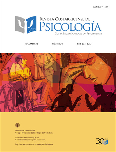 					Ver Vol. 32 Núm. 1 (2013): Revista Costarricense de Psicología (Enero-Junio 2013)
				